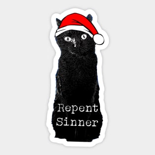 Repent Sinner Sticker